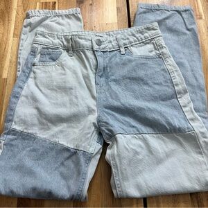 RSQ Kids Two-Tone Patchwork Jeans | Size 12